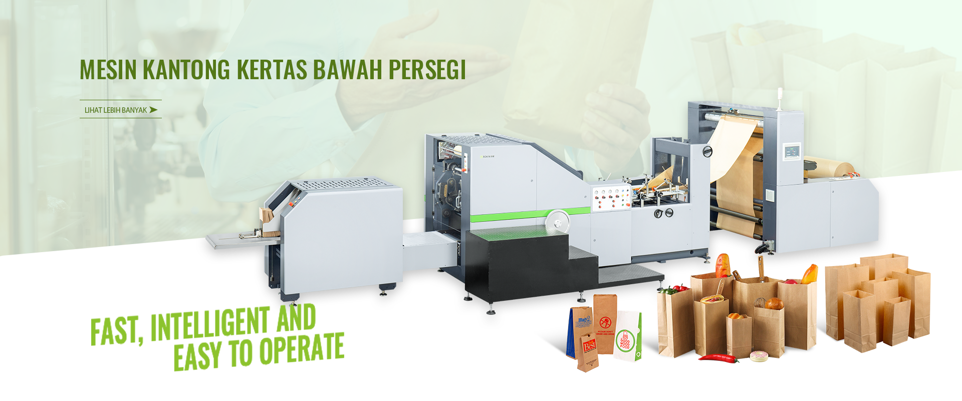 square bottom paper bag machine